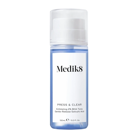 Medik8 - Press&Clear Exfoliating 2% BHA Toner - Złuszczający Tonik z Kwasem Salicylowym - 150ml OUTLET