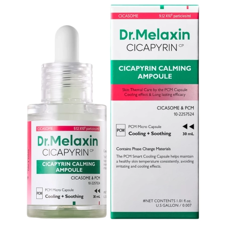 Dr.Melaxin - Cicapyrin Calming Ampoule - Serum do Twarzy z Egzosomami z Wąkroty Azjatyckiej - 30ml