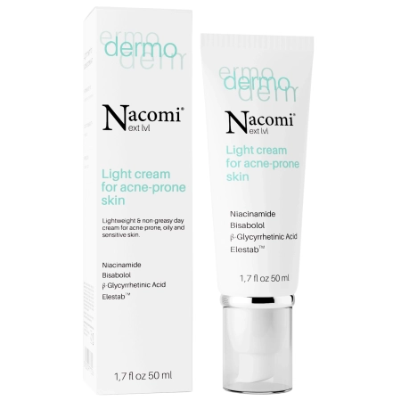 Nacomi - Dermo - Lekki Krem do Cery Trądzikowej - 50ml