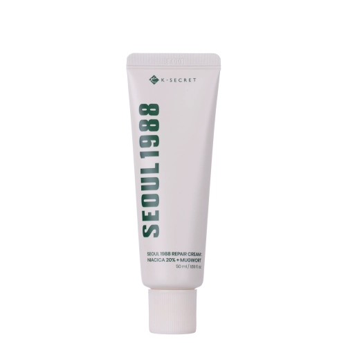 K-SECRET - SEOUL 1988 Repair Cream: Niacica 20% + Mugwort - Naprawczy Krem do Twarzy - 50ml