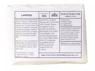 Ministerstwo Dobrego Mydła - Półkula do Kąpieli Lawenda - 50g 