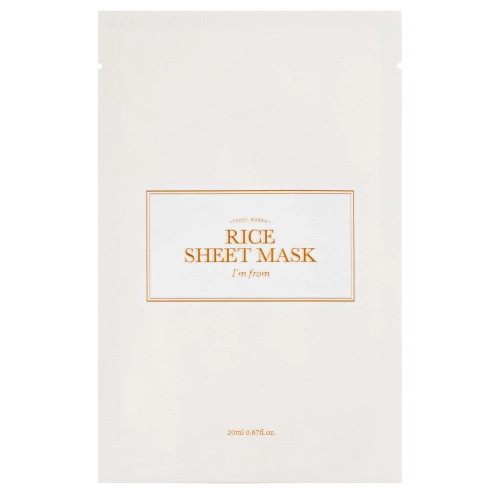 I’m From - Rice Sheet Mask - Maska w Płachcie z Ekstraktem z Ryżu - 1szt/20ml