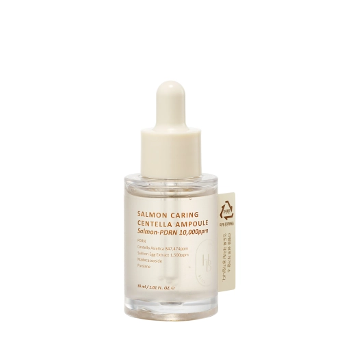 HEVEBLUE - Salmon Caring Centella Ampoule - Rewitalizująca Ampułka do Twarzy - 30ml