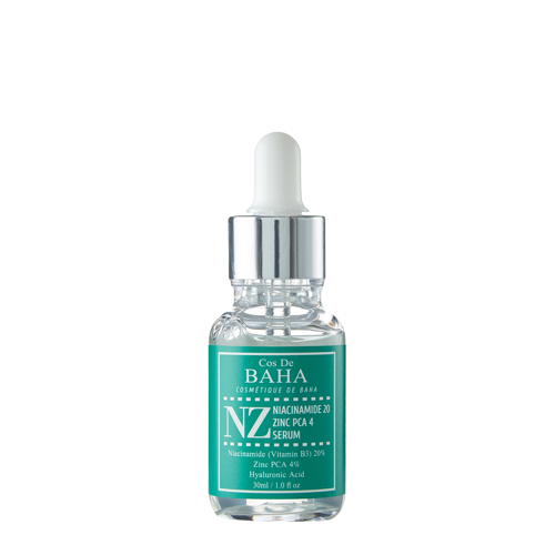 Cos De BAHA - NZ Niacinamide 20 Zinc PCA 4 Serum - Serum z Cynkiem 4% i Niacynamidem 20% - 30ml