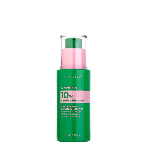 Nine Less - A-Control 10% Azelaic Acid Serum - Serum z 10% Kwasem Azelainowym - 30ml