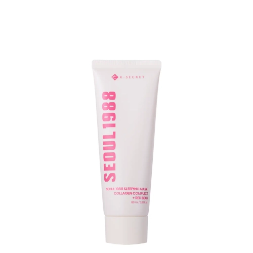K-SECRET - SEOUL 1988 Sleeping Mask: Collagen Complex 7 + Red Bean - Regenerująca Maska na Noc - 60ml