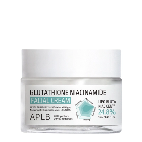 APLB - Glutathione Niacinamide Facial Cream - Rozjaśniający Krem do Twarzy - 55ml