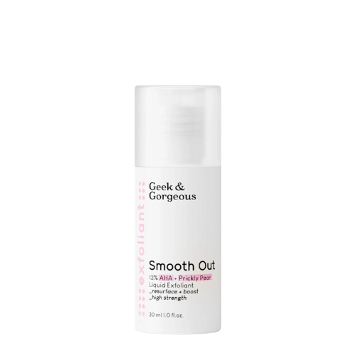 Geek & Gorgeous - Smooth Out - Silny Eksfoliant z 12% Kwasu Glikolowego i Mlekowego - 30ml