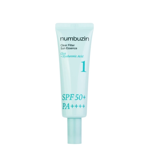 Numbuzin - No.1 Clear Filter Sun Essence SPF50+ PA++++ - Rozświetlająca Esencja z Filtrem - 50ml
