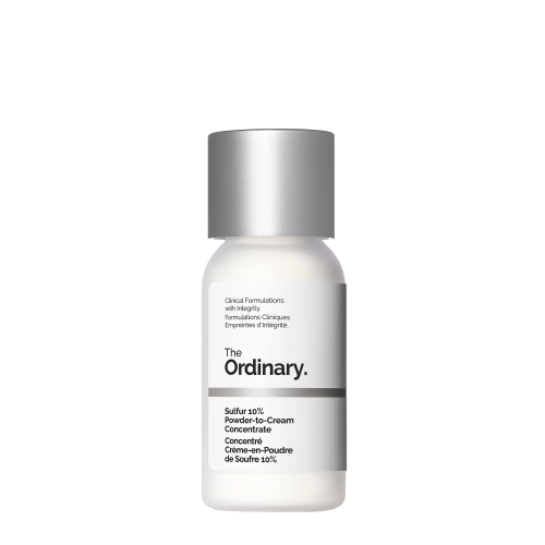 The Ordinary - Sulfur 10% Powder-to-Cream Concentrate - Punktowy Puder na Niedoskonałości - 5g