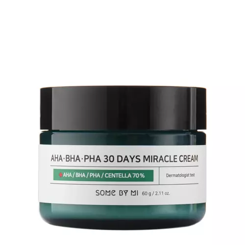 Some By Mi - AHA BHA PHA 30 Days Miracle Cream - Krem do Twarzy z Kwasami AHA, BHA i PHA - 60ml