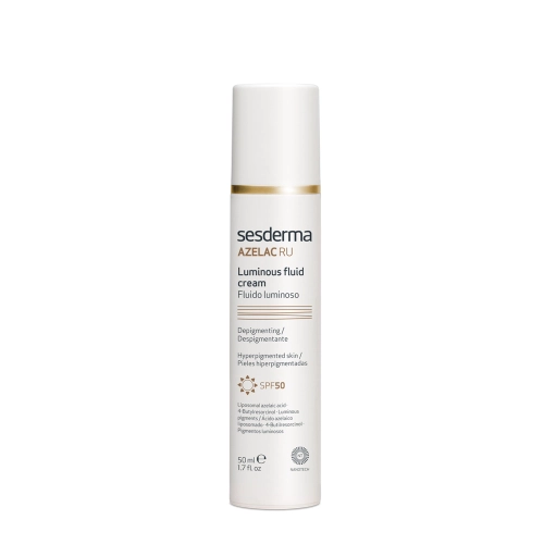 Sesderma - Azelac RU Luminous Fluid Cream SPF50 - Emulsja Rozświetlająca - 50ml