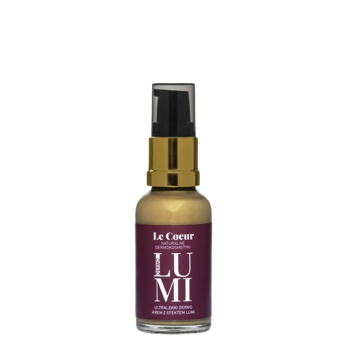 Le Coeur - Dermo Lumi - Ultralekki Dermokrem z Tripeptydem Miedziowym i Efektem Lumi - 30ml