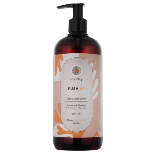 HairTry - Push Up - Szampon dodający sprężystości i objętości - 500 ml
