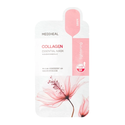 Mediheal - Collagen Essential Mask - Ujędrniająca Maska do Twarzy w Płachcie - 1szt/24ml