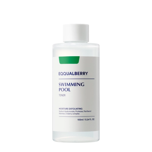 EQQUALBERRY - Swimming Pool Daily Facial Toner - Nawilżająco-Złuszczający Tonik do Twarzy - 155ml