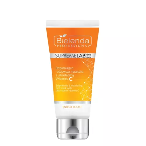 Bielenda Professional - Supremelab - Energy Boost - Brightening & Nourishing Face Mask with Ultra-Stable Vitamin C - Rozjaśniająco-Odżywcza Maseczka z Ultrastabilną Witaminą C - 70ml