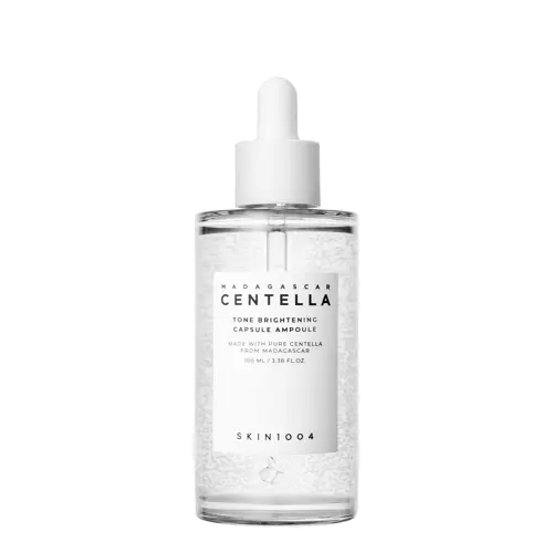 SKIN1004 - Madagascar Centella Tone Brightening Capsule Ampoule - Rozświetlająca Ampułka z Wąkrotą Azjatycką - 100ml