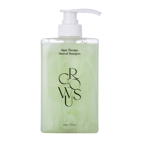 GROWUS - Algae Therapy Mineral Shampoo - Złuszczająco-Kojący Szampon do Włosów i Skóry Głowy - 500g