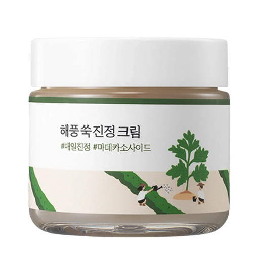 Round Lab - Mugwort Calming Cream - Odżywczy Krem do Twarzy - 80ml