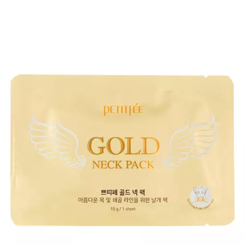 Petitfee - Gold Neck Pack - Hydrożelowa Maska na Szyję Zwalczająca Oznaki Starzenia - 10g