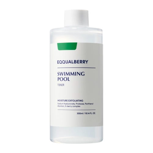 EQQUALBERRY - Swimming Pool Daily Facial Toner - Nawilżająco-Złuszczający Tonik do Twarzy - 300ml