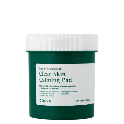 COSRX - One Step Original Clear Skin Calming Pad - Łagodzące Płatki Oczyszczające dla Skóry Problematycznej - 280ml/100szt
