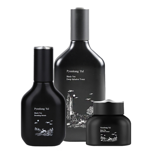 Pyunkang Yul - Black Tea Line Gift Set - Zestaw Ujędrniający - 130ml+45ml+60ml OUTLET