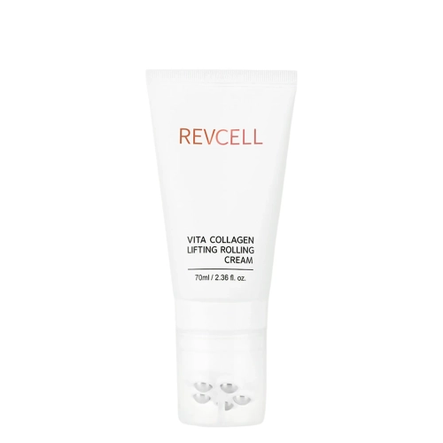 REVCELL - Vita Collagen Lifting Rolling Cream - Liftingujący Krem do Twarzy z Rollerem - 70ml