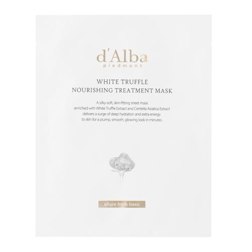 d'Alba - White Truffle Nourishing Treatment Mask - Odżywcza Maska do Twarzy w Płachcie - 1szt/25ml