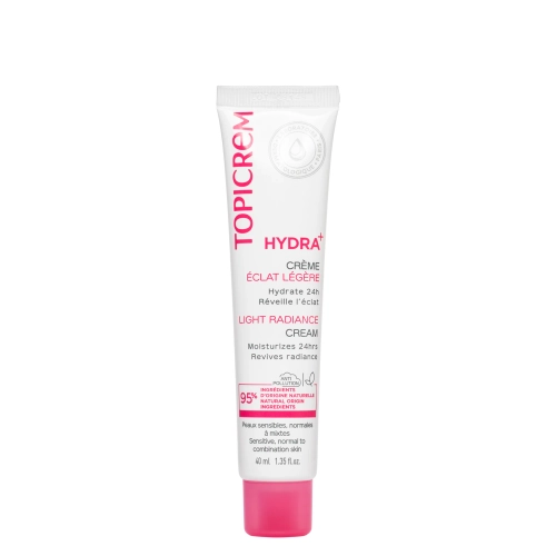 Topicrem - Hydra+ Light Moisturizing Radiance Cream - Krem Nawilżająco-Rozświetlający - 40ml