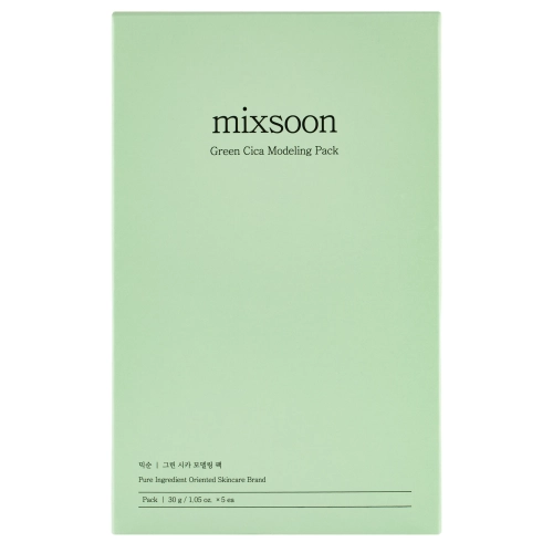 Mixsoon - Green Cica Modeling Pack - Wyciszająca Maska Algowa z Wąkrotką Azjatycką - 5szt. (30g)
