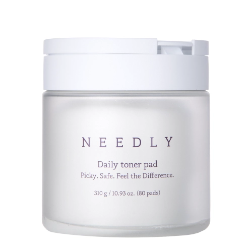 Needly - Daily Toner Pad - Złuszczająco-Nawilżające Płatki do Twarzy - 80szt/310g