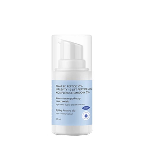 Mohani - Liftingująco-Ujędrniające Serum-Krem pod Oczy i na Powieki z Peptydami i Ceramidami - 15ml