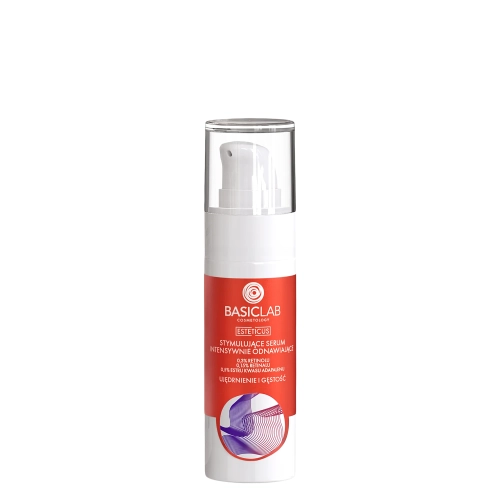BasicLab - Stymulujące Serum Intensywnie Odnawiające 0,3% Retinolu, 0,15% Retinalu, 0,5% Estru Kwasu Adapalenu - 30ml