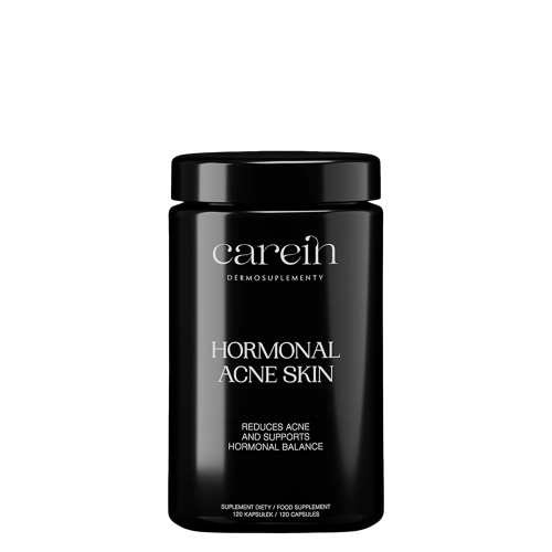 Carein - Hormonal Acne Skin - Dermosuplement - Redukcja Trądziku i Wsparcie Gospodarki Hormonalnej - 120kaps
