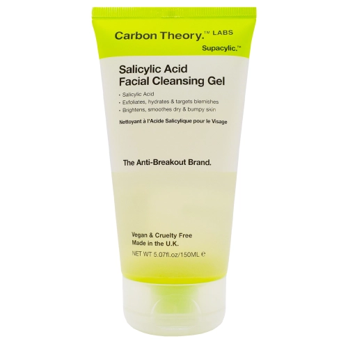 Carbon Theory - Supacylic Facial Gel Wash - Żel do Mycia Twarzy z Kwasem Salicylowym - 150ml