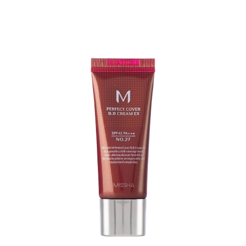 Missha - M Perfect Cover BB Cream SPF42/PA+++ - Kryjący Krem BB - No.27 Honey Beige - 20ml