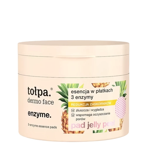 Tołpa - Dermo Face Enzyme - Pad Jelly Peel - Esencja w Płatkach 3 Enzymy - 50szt