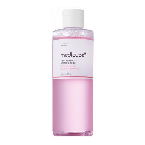 Medicube - PDRN Pink Cica Soothing Toner - Nawilżająco-Rozjaśniający Tonik do Twarzy - 250ml 