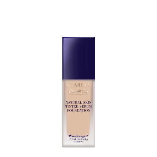 Claresa - Natural Skin Tinted Serum Foundation - Podkład-serum z Naturalnym Wykończeniem - 1W Light Warm - 32ml