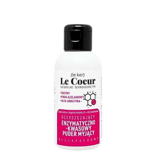 Le Coeur - Anti Acne - Oczyszczający Enzymatyczno-Kwasowy Puder Myjący do Twarzy - 45g