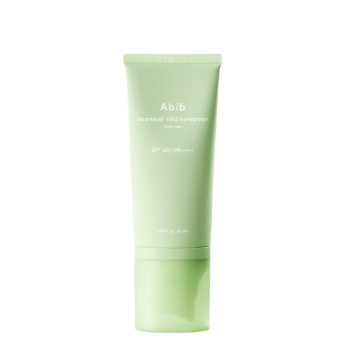 Abib - Heartleaf Mild Sunscreen Relief SPF50+ PA++++ - Łagodzący Krem z Filtrem SPF50+ - 50ml