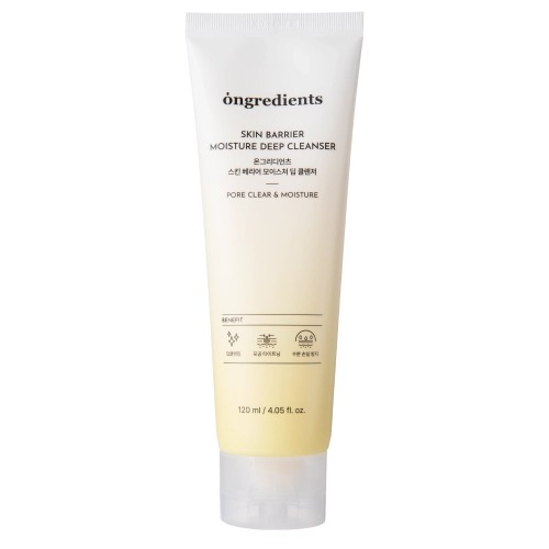Ongredients - Skin Barrier Moisture Deep Cleanser - Nawilżająca Pianka do Twarzy Oczyszczająca Pory - 120ml
