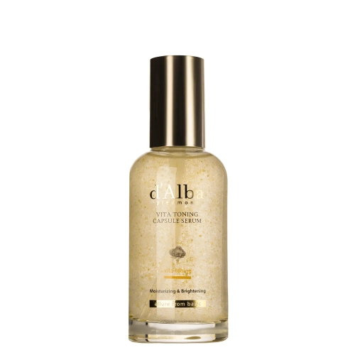 d'Alba - Vita Toning Capsule Serum - Nawilżająco-Rozjaśniające Serum do Twarzy - 100ml