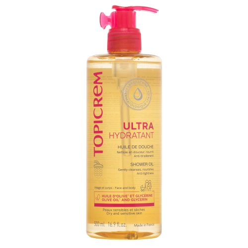 Topicrem - Ultra Hydratant Shower Oil - Nawilżający Olejek pod Prysznic - 500ml