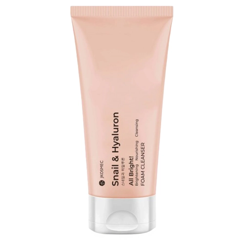 Jkosmec - All Bright Cleansing Foam Snail & Hyaluron - Regenerująca Pianka do Mycia Twarzy - 180ml