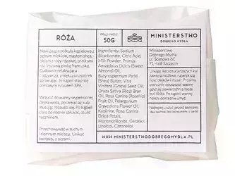Ministerstwo Dobrego Mydła - Półkula do Kąpieli Róża z Glinką Francuską - 60g OUTLET