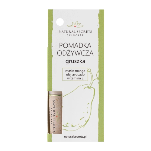 Natural Secrets - Pomadka Ochronna do Ust - Gruszka - 3,5g