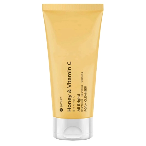 Jkosmec - All Bright Cleansing Foam Honey & Vitamin C - Rozświetlająca Pianka do Twarzy - 180ml
